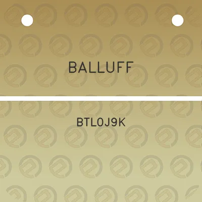 balluff-btl0j9k