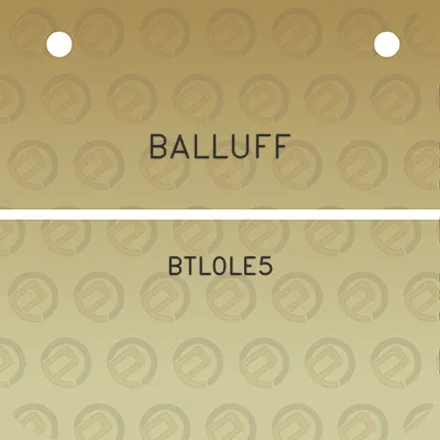 balluff-btl0le5