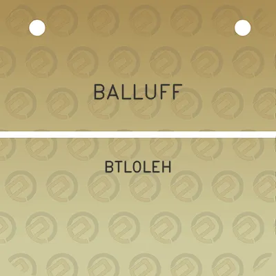 balluff-btl0leh