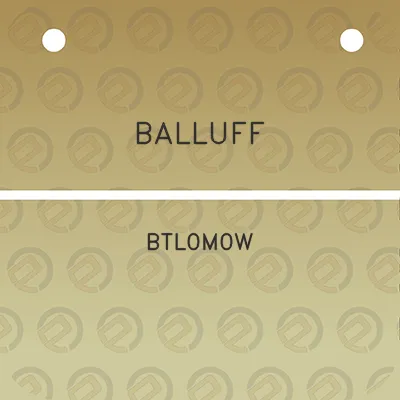 balluff-btl0m0w