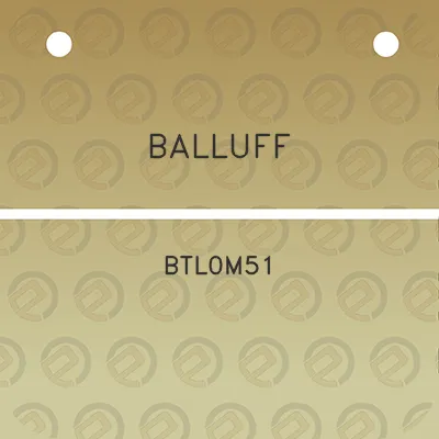 balluff-btl0m51