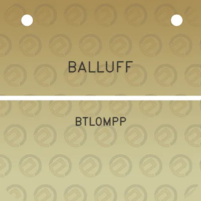 balluff-btl0mpp