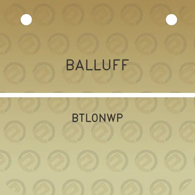 balluff-btl0nwp