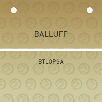 balluff-btl0p9a