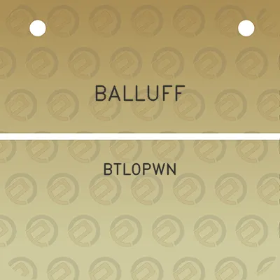 balluff-btl0pwn