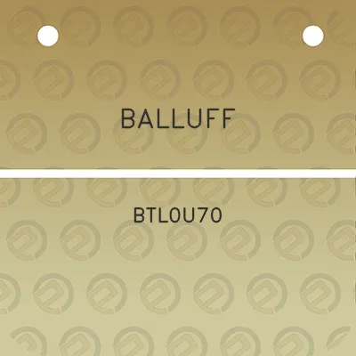 balluff-btl0u70