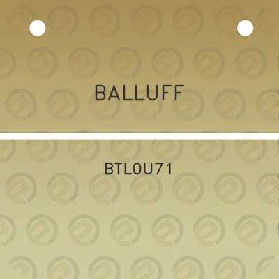 balluff-btl0u71