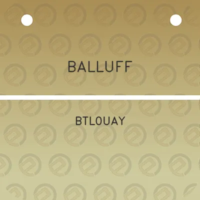 balluff-btl0uay