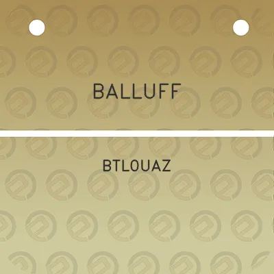 balluff-btl0uaz