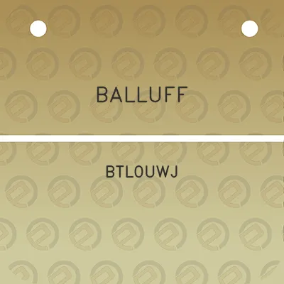 balluff-btl0uwj