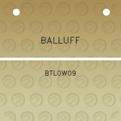 balluff-btl0w09