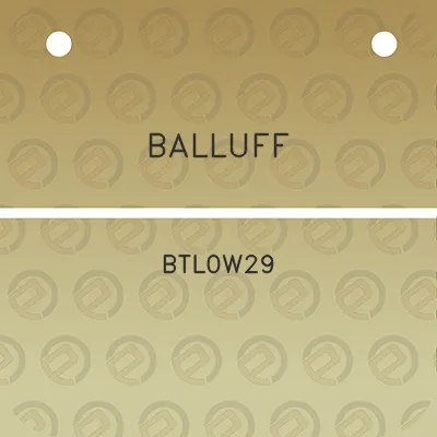 balluff-btl0w29