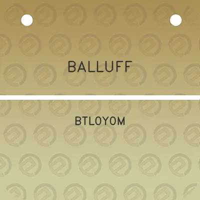 balluff-btl0y0m