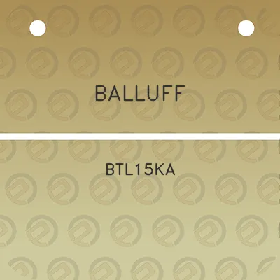 balluff-btl15ka