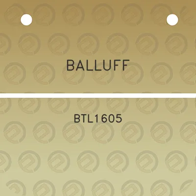 balluff-btl1605