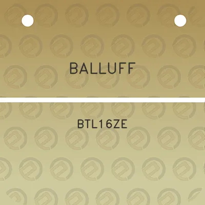 balluff-btl16ze