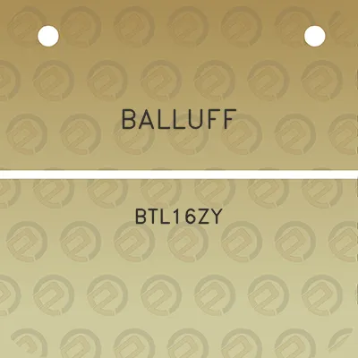 balluff-btl16zy