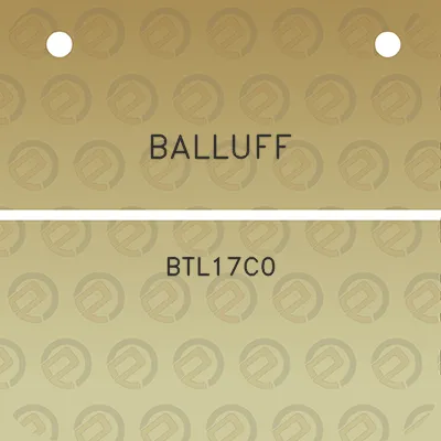 balluff-btl17c0