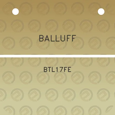 balluff-btl17fe