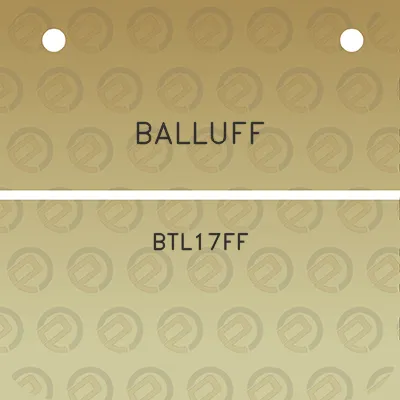 balluff-btl17ff