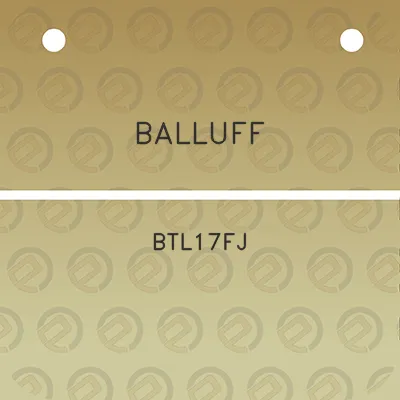 balluff-btl17fj