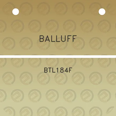 balluff-btl184f