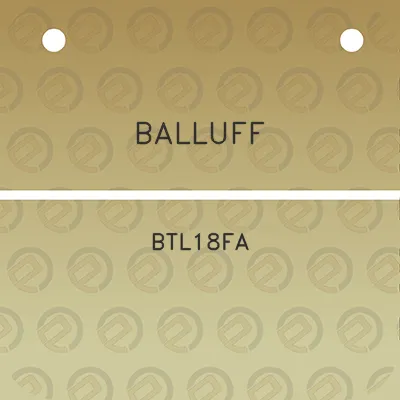 balluff-btl18fa