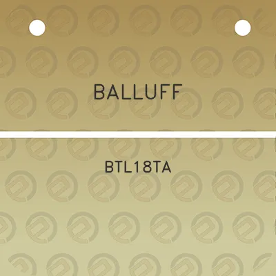 balluff-btl18ta