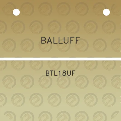 balluff-btl18uf