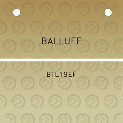 balluff-btl19ef