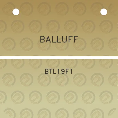 balluff-btl19f1