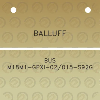 balluff-bus-m18m1-gpxi-02015-s92g