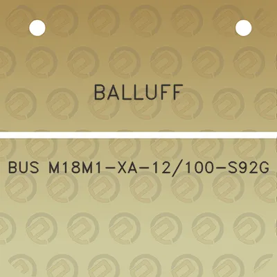 balluff-bus-m18m1-xa-12100-s92g