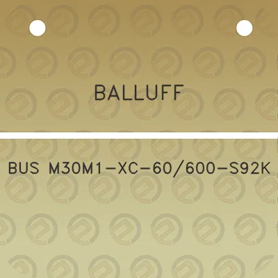 balluff-bus-m30m1-xc-60600-s92k