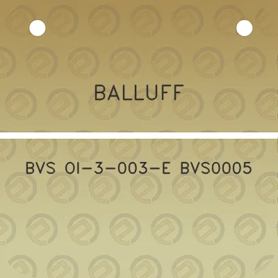 balluff-bvs-oi-3-003-e-bvs0005