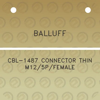 balluff-cbl-1487-connector-thin-m125pfemale