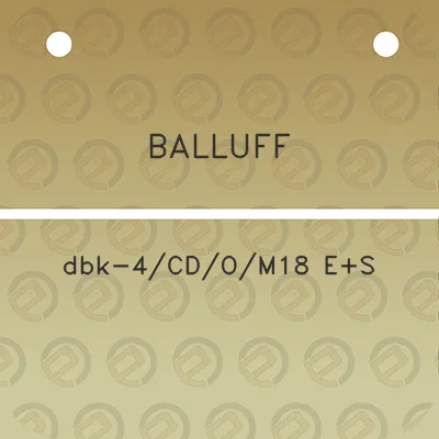 balluff-dbk-4cdom18-es