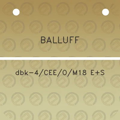 balluff-dbk-4ceeom18-es