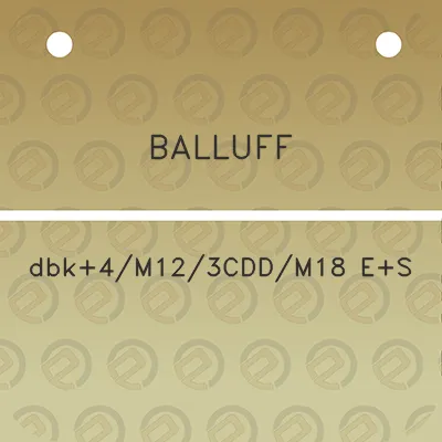 balluff-dbk4m123cddm18-es