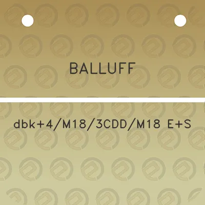 balluff-dbk4m183cddm18-es