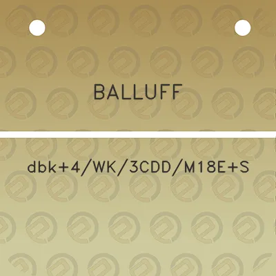 balluff-dbk4wk3cddm18es