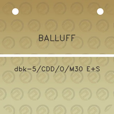 balluff-dbk-5cddom30-es