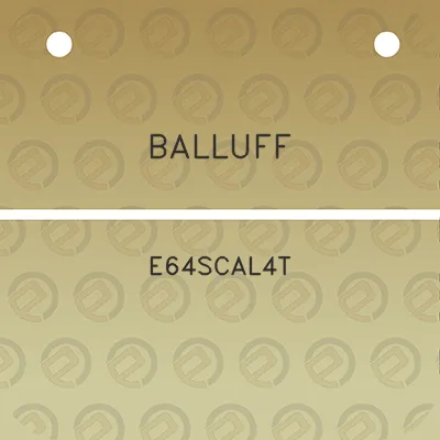 balluff-e64scal4t