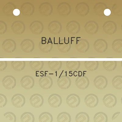 balluff-esf-115cdf