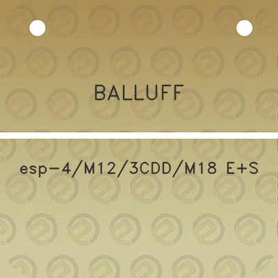 balluff-esp-4m123cddm18-es