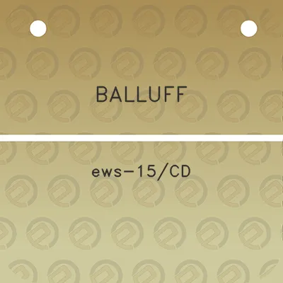 balluff-ews-15cd