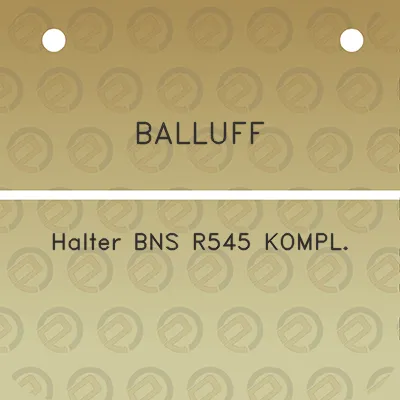 balluff-halter-bns-r545-kompl