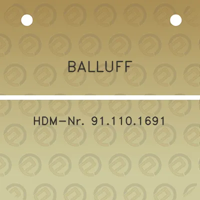 balluff-hdm-nr-911101691