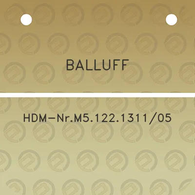 balluff-hdm-nrm5122131105