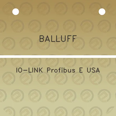 balluff-io-link-profibus-e-usa